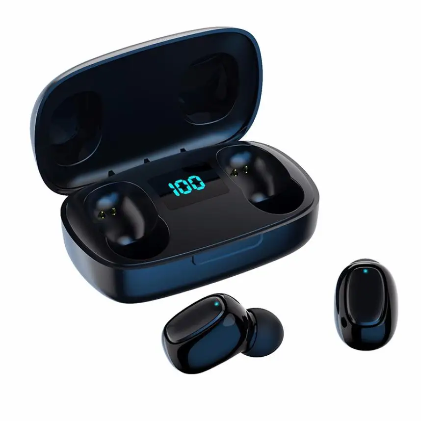 

Wireless TWS Bluetooth v5.0 LED Display Bluetooth Earphone Sports Waterproof earbuds headset Support iOS/Android