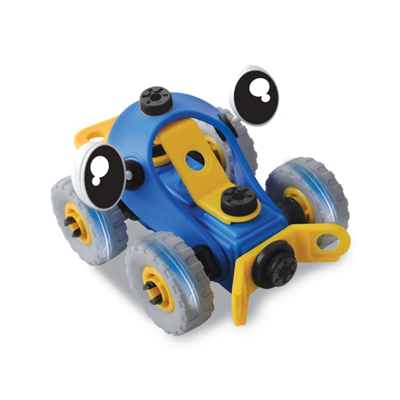 

DIY Children's Soft Glue With Tools Soft Building Blocks Toy Car Series Hands-on Creation Of Educational Toys Children's Gifts