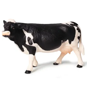 

Simulated Animal Dairy Cow Model Solid Emulation Action Figure Learning Educational Kids Toys for Boys Simmental Holstein Cow