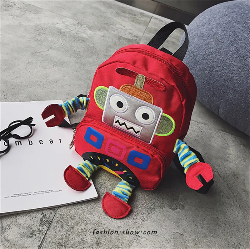 3D мультфильм детская сумка робот mochila Детские рюкзаки Детский рюкзак детские школьные сумки ранец для маленьких мальчиков и девочек