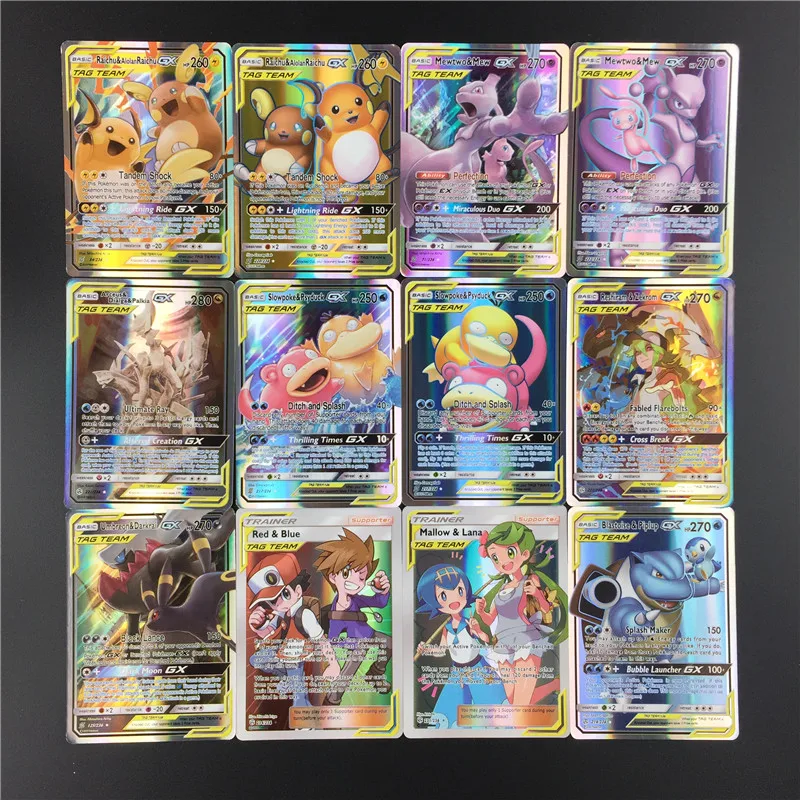 Новое поступление,, карты pokemones, Tag Team GX MEGA, игровые карты, битва карт, 25, 50, 324 шт, торговые карты, игры, детские игрушки