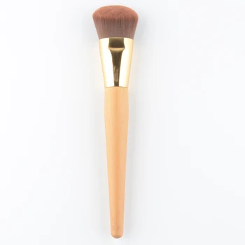 

1pc T6 oblique Powder foundation makeup brush Blusher make up brush bamboo handle sculpting shadow brush Powder contour