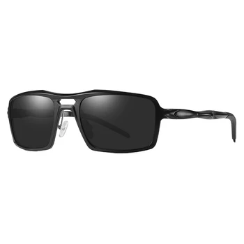 Outdoor Sports Sunglasses for Men Running Driving Fishing HD Polarized Sunglasses Aluminum Frame UV400 Protection 1