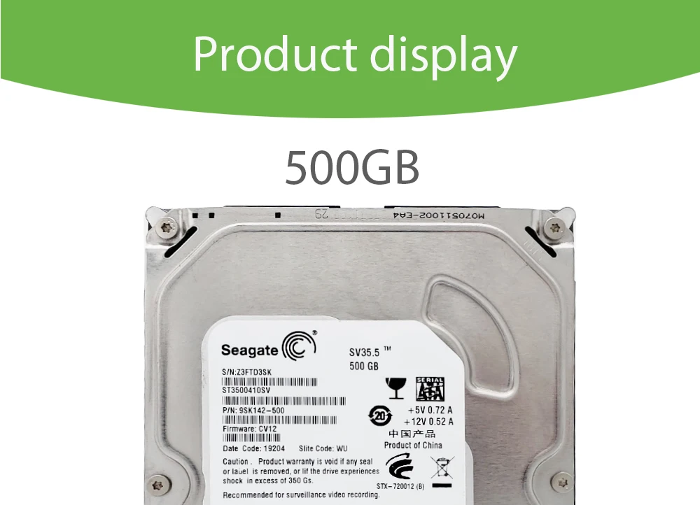 Система видеонаблюдения 3," Disco Duro 500 GB/1 ТБ/2 ТБ/3 ТБ/CCTV DVR HDD para 4 ТБ/NVR CAERMA Bluetooth KIT POE 2MP 3MP 5MP AHD DVR NVR