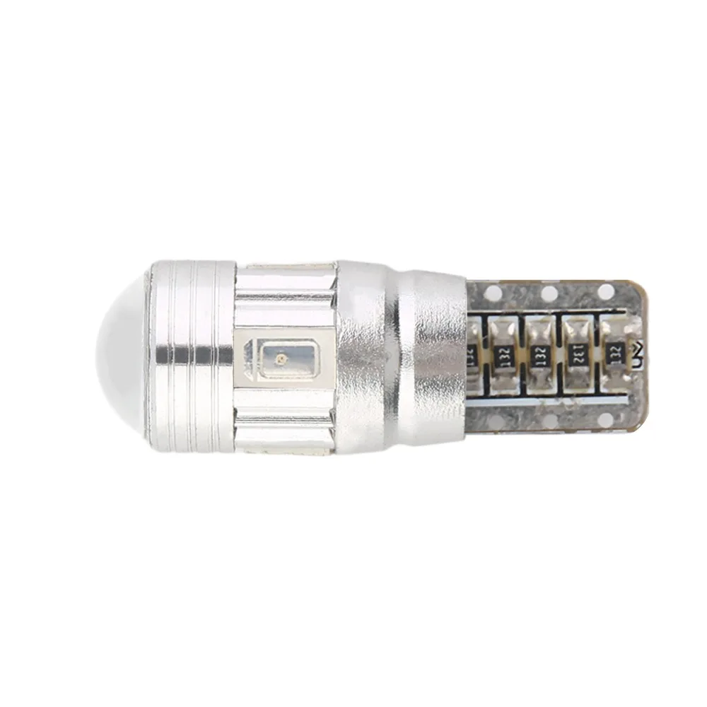 10X T10 501 W5W Автомобильная лампочка Sidelight без ошибок Canbus 6SMD светодиодный ксенон желтый встроенный резистор для предотвращения повторного мерцания