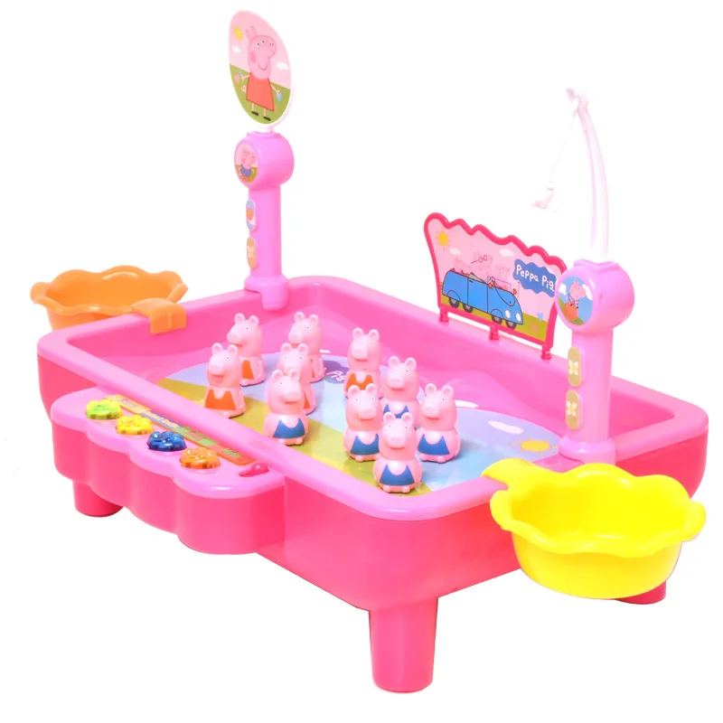 

Children Electric Charging Music Light Fishing Pool Toy Set Baby Educational Parent And Child Early Learning Machine Magnetic Gi