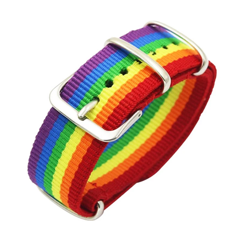 Adjustable Bracelet Nepal Rainbow Gay Bisexuals Bracelets For Braided Women Pride Men Couple Friendship Jewelry 2