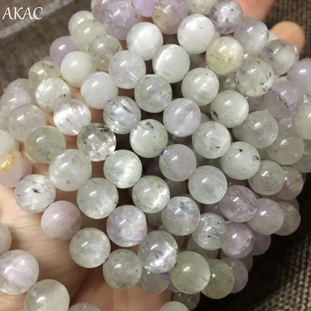 Free shipping approx8-8.5 approx22-23beads natural kunzite bracelet beads