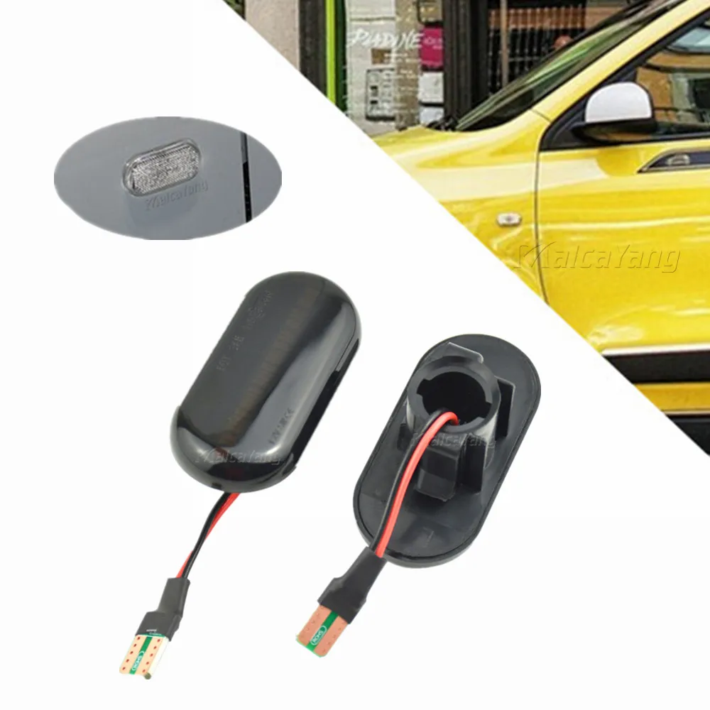 

Car Light Dynamic Flowing Turn Signals LED Indicator Side Marker Light For Renault KANGOO Megane TWINGO CLIO I MASTER II
