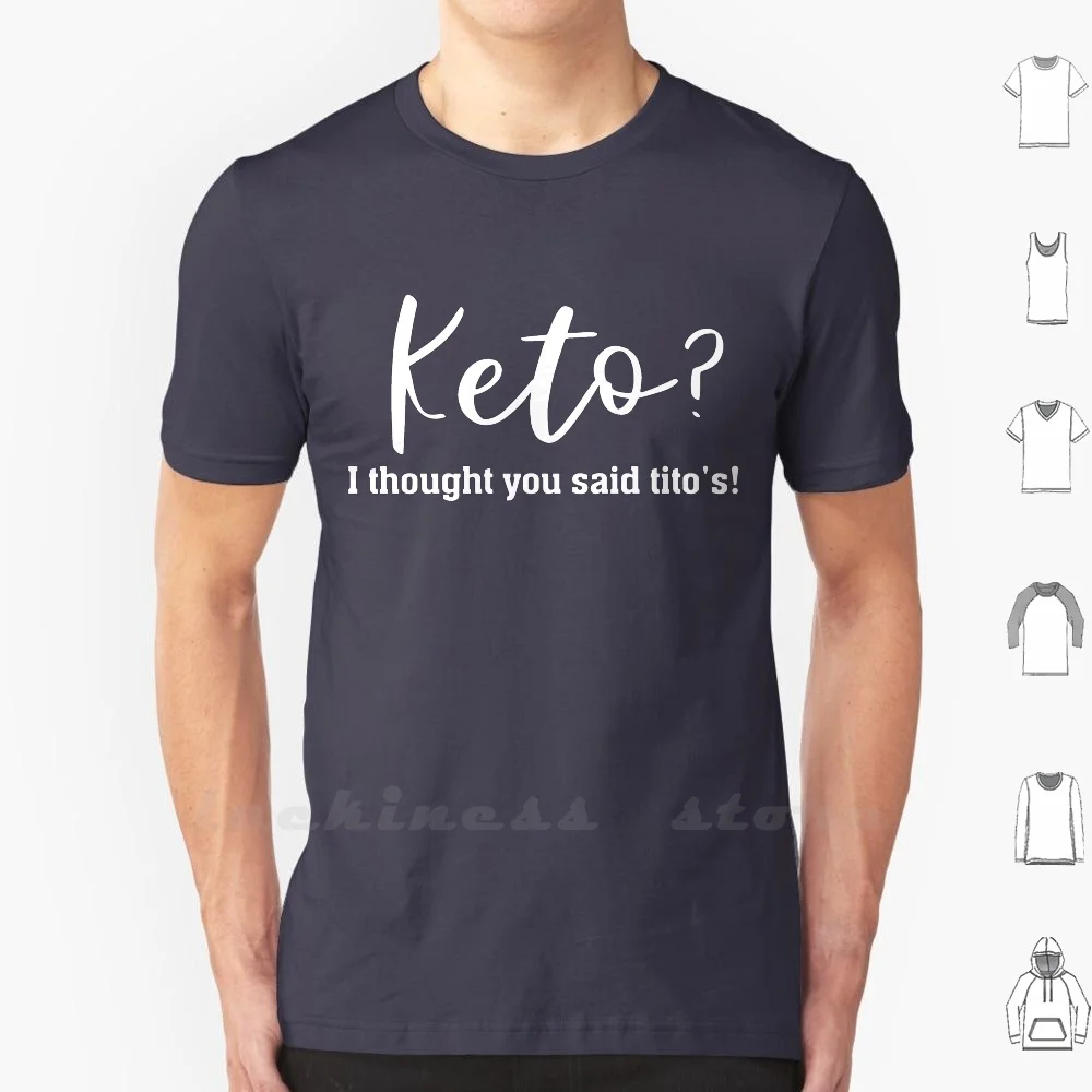 Keto? Ho Sentito Che Hai Detto T-Shirt Di Tito, Keto, Dieta Keto, Chetosi, Chetogenico, Regalo Keto, Maglietta 6Xl Cotone Cool
