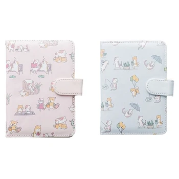 

Cute Cartoon Printed Notebook Kawaii Animal PU Cover Nopated Traveler Journey Diary School Office Supply