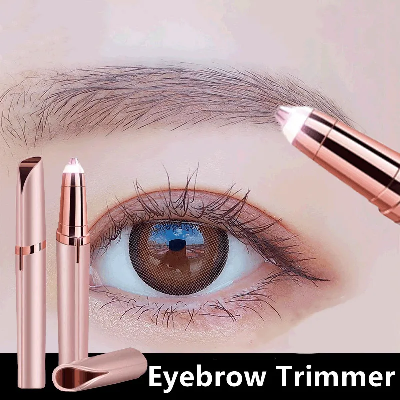 Electric eyebrow pencil USB Electric Eyebrow Trimmer Painless Eye Brow Epilator Mini Eye Brow Shaper Shaver Hair Remover women electric eyebrow trimmer security hair removal eye brow epilator mini shaper shaver painless razor facial remover