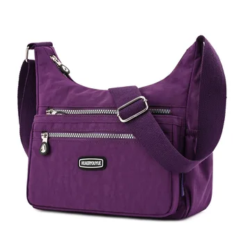 

New Nylon crossbody bags for women Lightweight Waterproof Women's branded bags Multi Pockets Woman Shoulder bag Small female bag