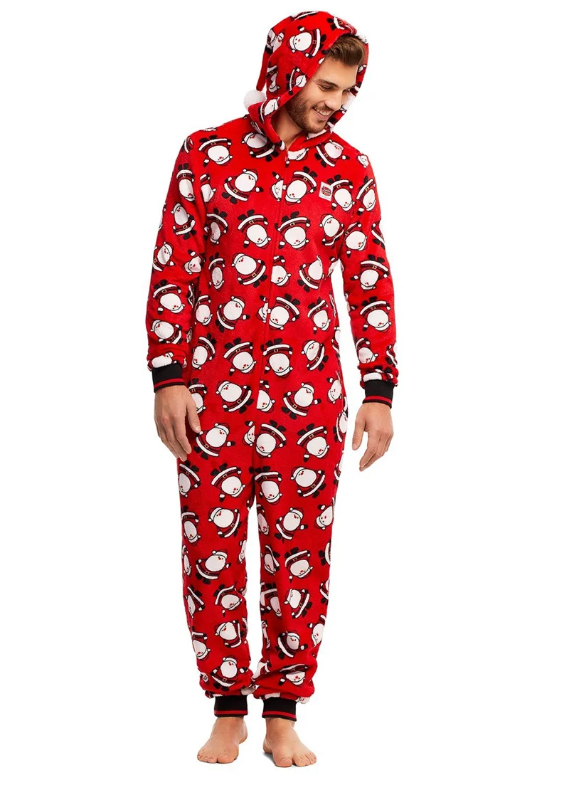 Blotona Christmas Family Matching Clothing Xmas Party Club Pajamas set Women Men Kid Sleepwear Romper Homewear PJ Set 4