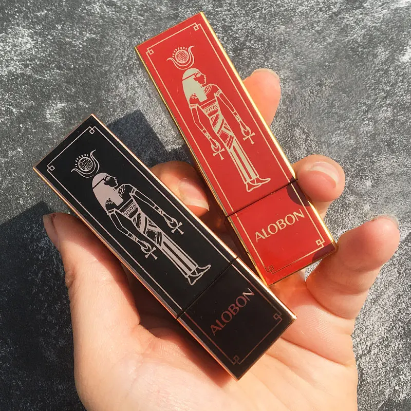 AloBon Egyptian Style Lipstick Matte Undried Blood Orange Lipstick