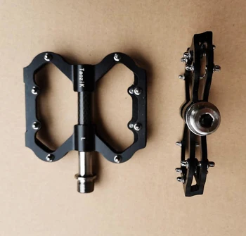 

Super Light 220g Carbon Fiber MTB Bike Pedal Big Size Alloy Aluminum Pedal Ti Axle Mountain Bicycle Pedals