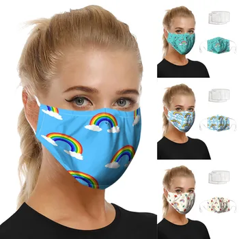 

1PC Face Cover maschere Dustproof Windproof Foggy Haze Anti-spitting Protective Breathable Comfortable maschere Toiletry Kits