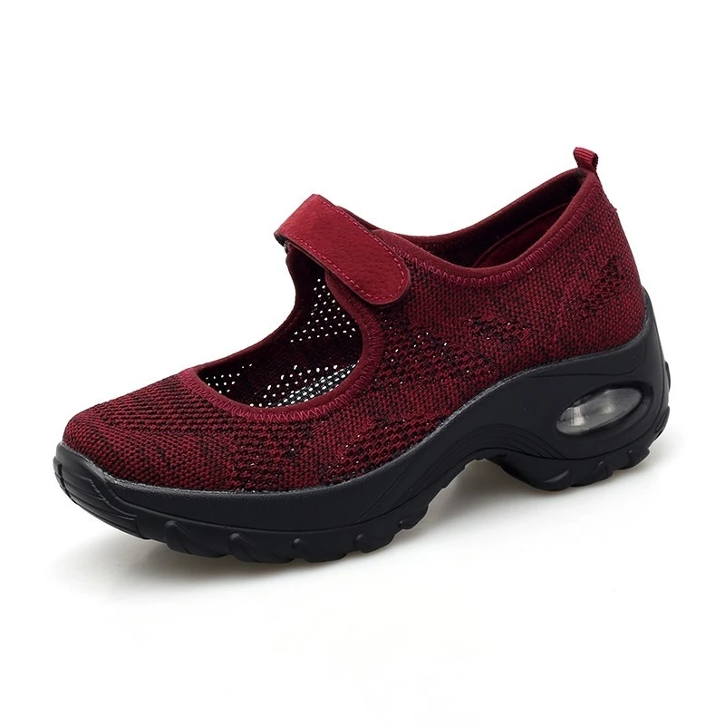 79red sneakers Flarut/Женская теннисная обувь; дышащие женские кроссовки; цветная спортивная обувь с закрытым носком; женские кроссовки на платформе; Zapatos De Mujer - Цвет: 79red sneakers