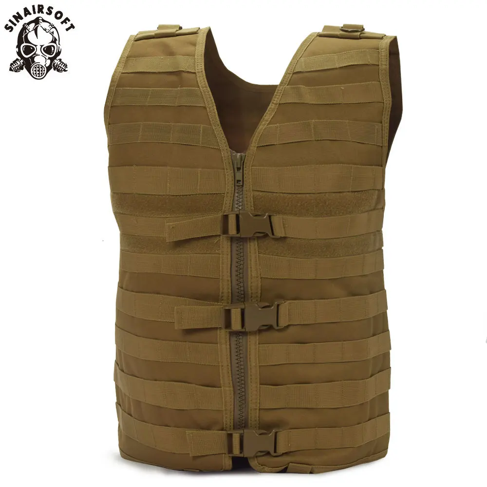 SINAIRSOFT Molle Airsoft тактический жилет Камуфляжный жилет армейский военный CS открытый рыболовный охотничий снаряжение Swat Militaria