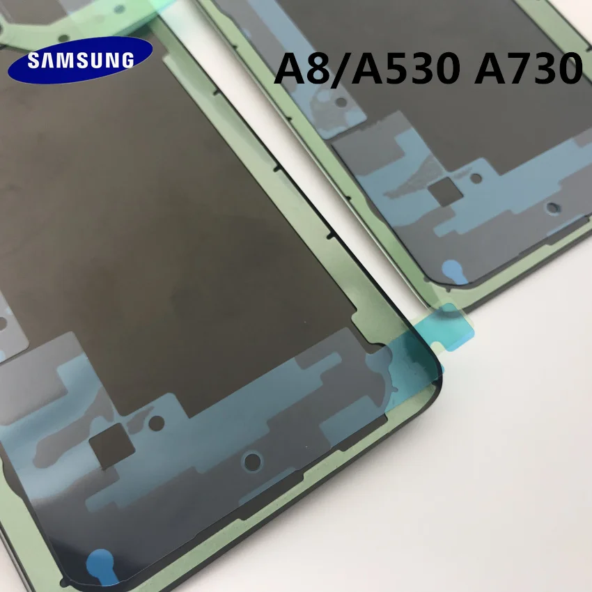 Чехол для samsung Galaxy A8 A530 A8+ plus A730, задняя крышка, корпус, запасные части+ стеклянная рамка для камеры+ Инструменты