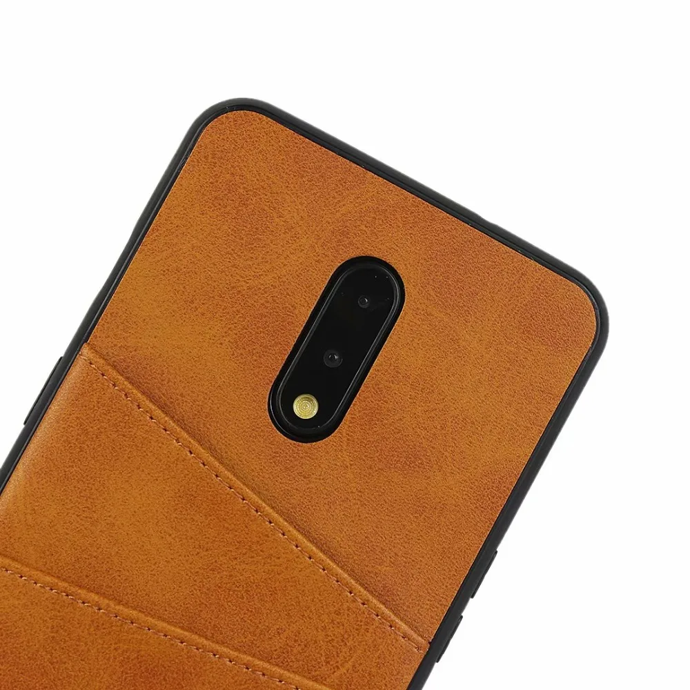 Роскошный винтажный кожаный чехол для Oneplus 7, чехол для телефона Oneplus 6T Oneplus5, слот для карт, PU кожаный чехол, 2 слота для карт, держатель
