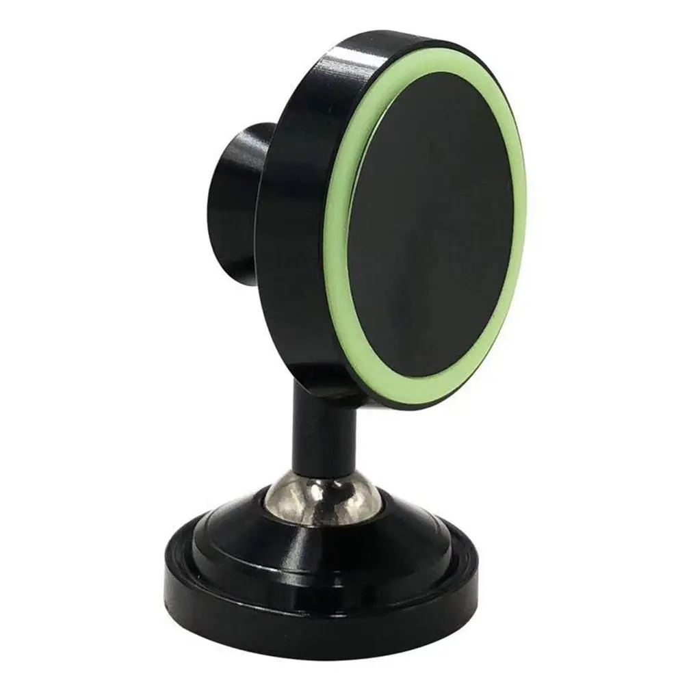 Multifunction Magnetic Car Phone Holder 360 Degree Rotation Luminous Parking Number Plate Aluminum Magnet Mount Car Holder