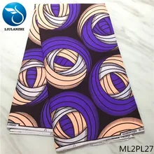 LIULANZHI африканская восковая ткань s полиэстер настоящая вощеная ткань Анкара для платья 6 ярдов восковая африканская ткань ML2PL21-ML2PL50