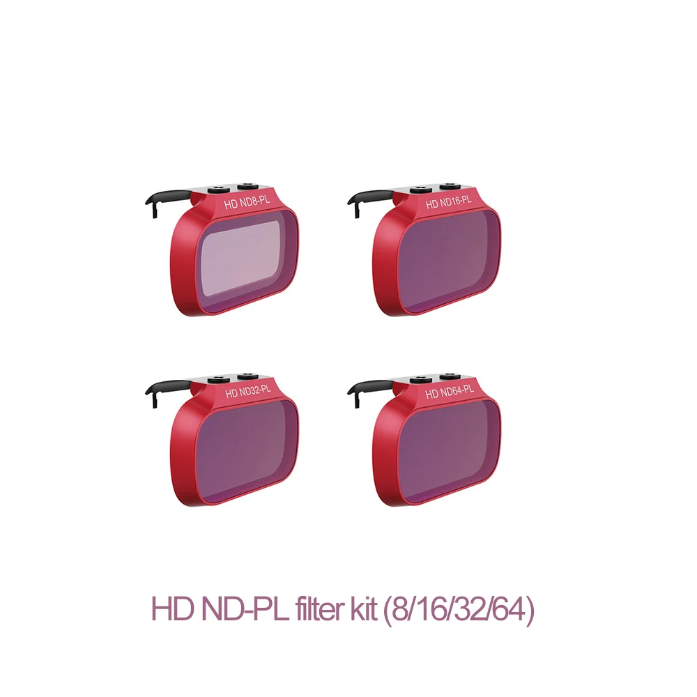ND-PL 8 16 32 64 Взлетно-посадочная площадка для DJI Mavic Мини объектив для беспилотника Комплект фильтров ND 8/16/32/64 ГБ УФ-фильтр CPL оптический Циркулярный поляризационный фильтр с ультратонкой оправой Mavic мини Gimbal Камера Vlog фильтр - Цвет: ND-PL 8 16 32 64