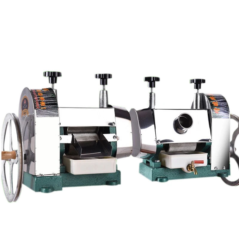 Exprimidor de caña de azúcar con manivela Manual de acero inoxidable para  el hogar, triturador de Café Manual comercial, Extractor de jugo, prensa de  50 kg/h|Exprimidores| - AliExpress