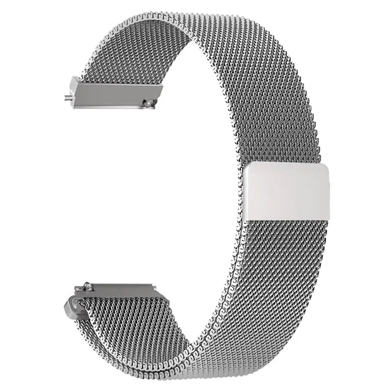 Ремешки для часов Ремешки для samsung Galaxy Active/42 мм/gear S3/amazfit петля Миланский ремешок из нержавеющей стали быстрый выпуск шестерни