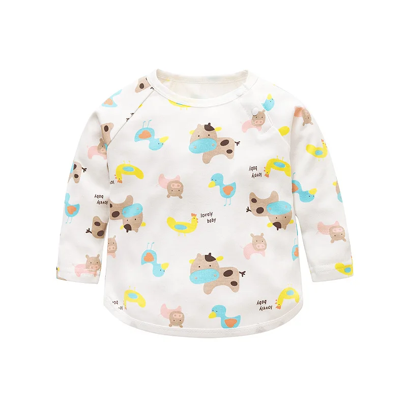 Новая футболка для маленьких мальчиков хлопковая детская одежда с длинными