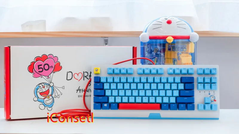 Full New Razer Doraemon 50th Anniversary Limited Edition Gaming Keyboard Game Office Wired Backlight Mechanical Keyboard Keyboards Aliexpress