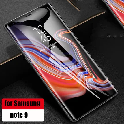 3 шт полное покрытие мягкая Гидрогелевая пленка для samsung Galaxy Note 8 9 S9 Plus S10E S8 S10 S 10 протектор экрана не закаленное стекло набор - Цвет: for samsung Note 9