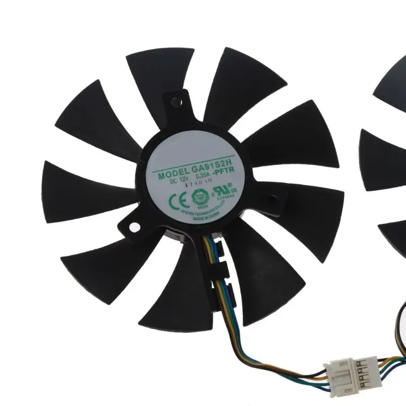 

GA91S12H 85mm 12V 0.35A 4Pin VGA Fan Replacement Graphics Card Cooling Fan R2JB