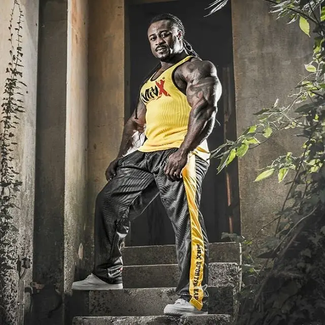 Muscle Brother здоровый красота фитнес-жилет мужской спортивный i-образный тренировочный костюм без рукавов быстросохнущие Топы эластичные свободные