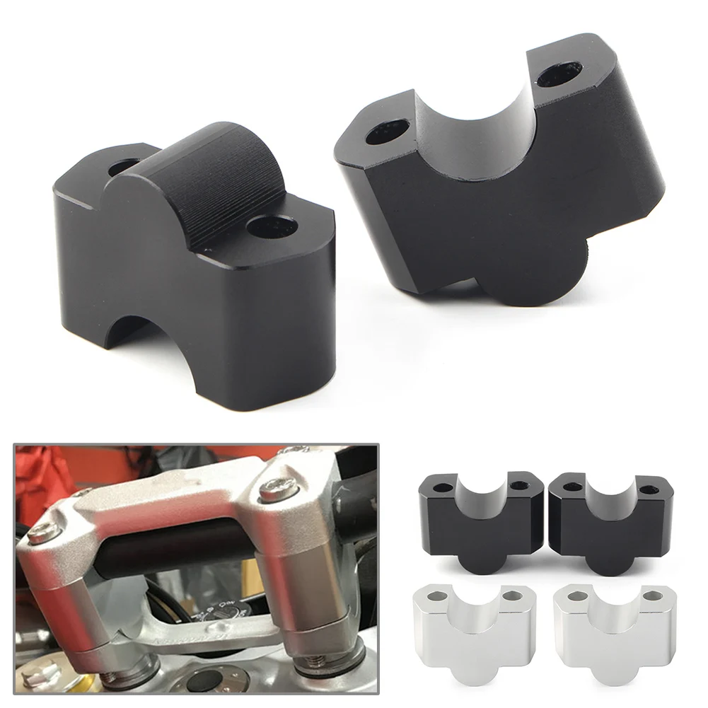 1Pair Motorcycle Handlebar Extension Moved Up Handle Bar Riser w