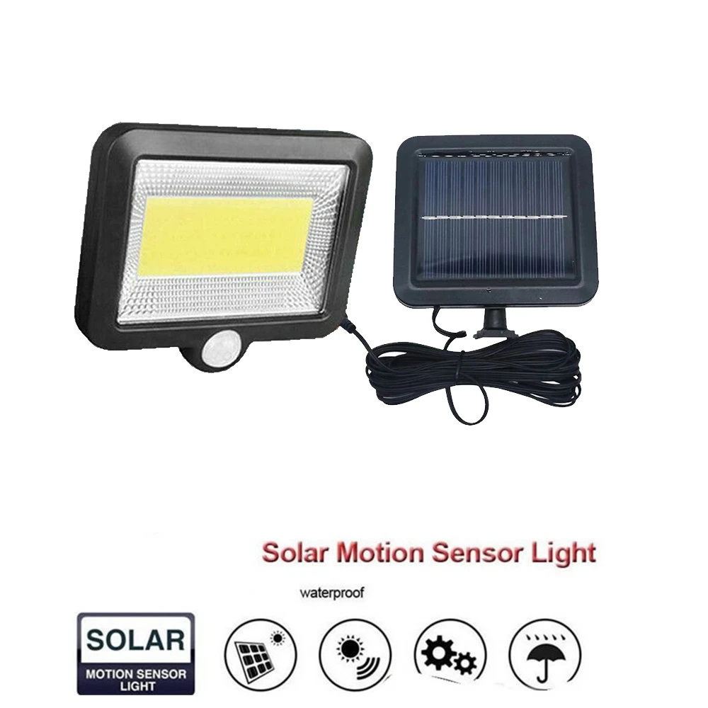 56/30 LEDs Outdoor Solar Light PIR Motion Sensor Solar Garden Light Energy Saving Street Path Wall Lamp Sunlight Dropship split