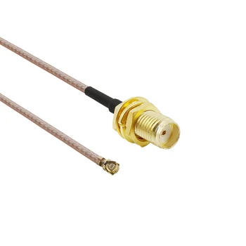 

RF Pigtail Extension Cable SMA Female Jack Connector Nut Bulkhead To U.FL IPX IPEX RF Coax Adapter Assembly RG178 Cable Jumper