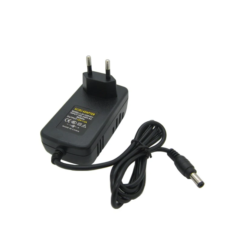 12V 2A 24 Вт Led Импульсный источник питания адаптер переменного тока 5,5*2,5 мм Питание AC110-220V светодиодные полосы transforme адаптер освещение Настенный