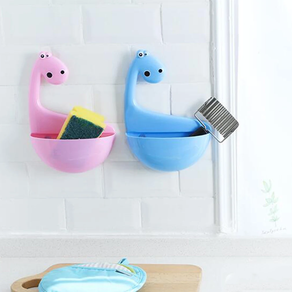 Creative Dinosaur Sucker Toothpaste Rack Toothbrush Holder Cute Practical Drain Rack Bathroom Storage Products