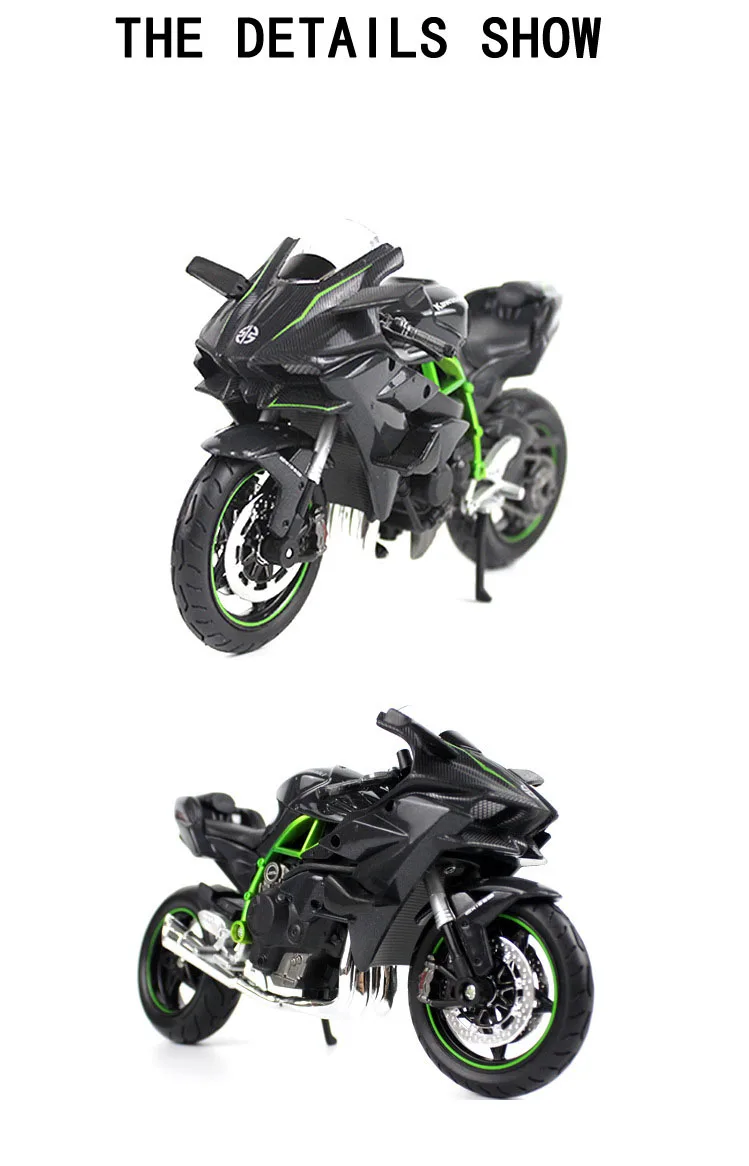 1:12 NINJA H2R Z900RS модель мотоцикла сплав Forcecontrol гоночный автомобиль игрушки хобби коллекционный подарок игрушка детская модель моделирования дети