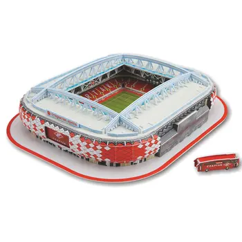 

DIY 3D Puzzle Jigsaw World Football Stadium European Soccer Playground Assembled Building Model Puzzle Toys for Children GYH