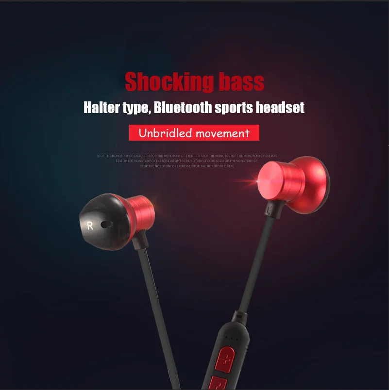Новинка электронная коммерция Спортивная MP3 Bluetooth 5 0 беспроводная Магнитная