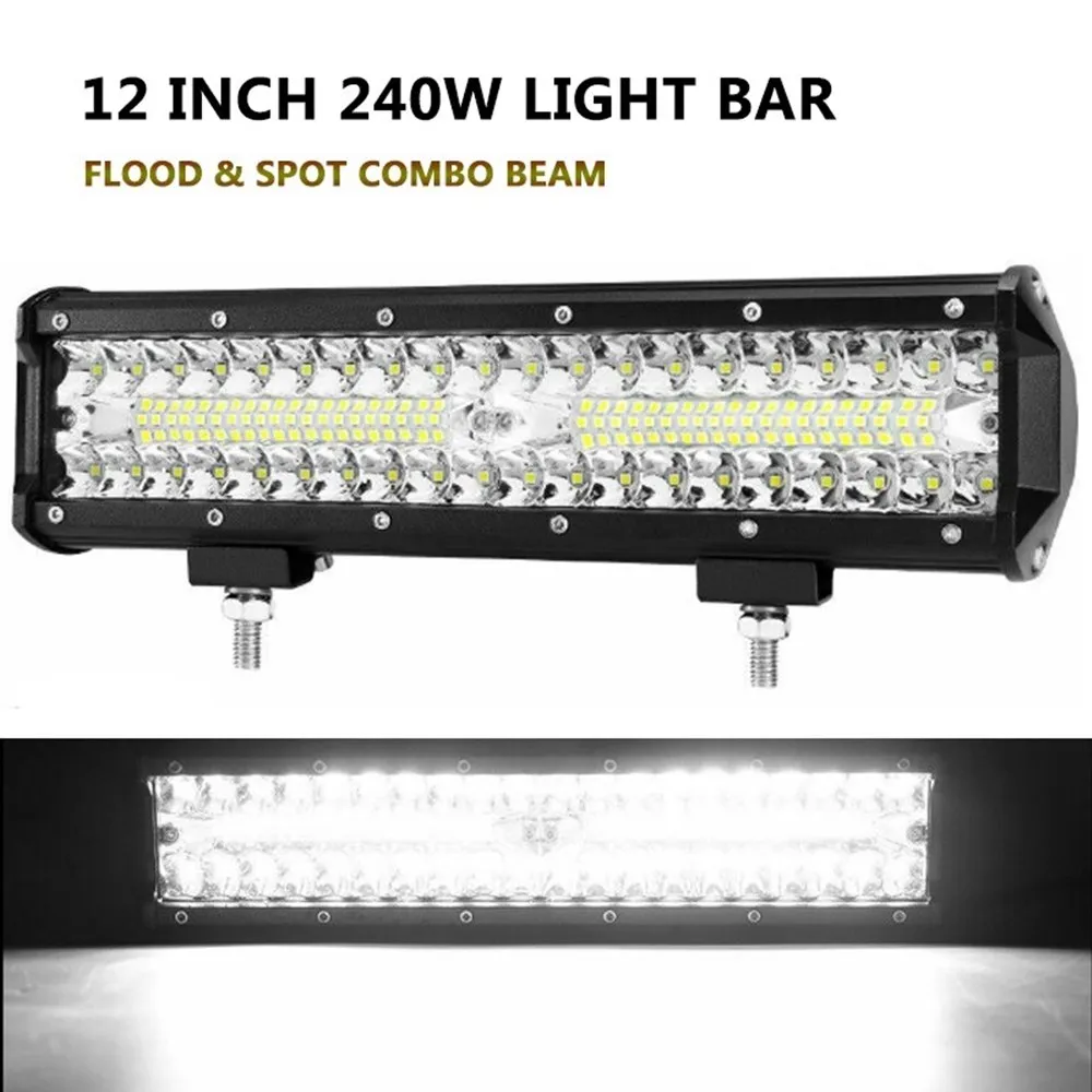 

60W 120W 240W LED Work Light Bar Spot Flood Combo Beam for 4x4 Offroad SUV ATV Tractor Truck Fog Lamp Driving Light 12V 24V