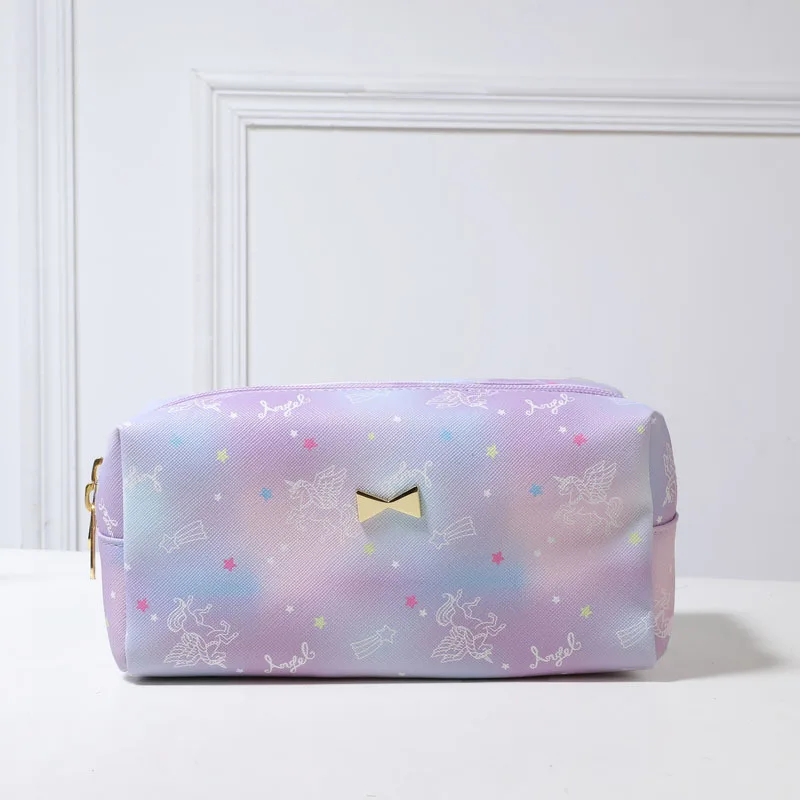 Speed-a New Style Cartoon Printed Travel Double Layer Cosmetic Bag Storgage Bag Wash Bag Supplies Cosmetics Case