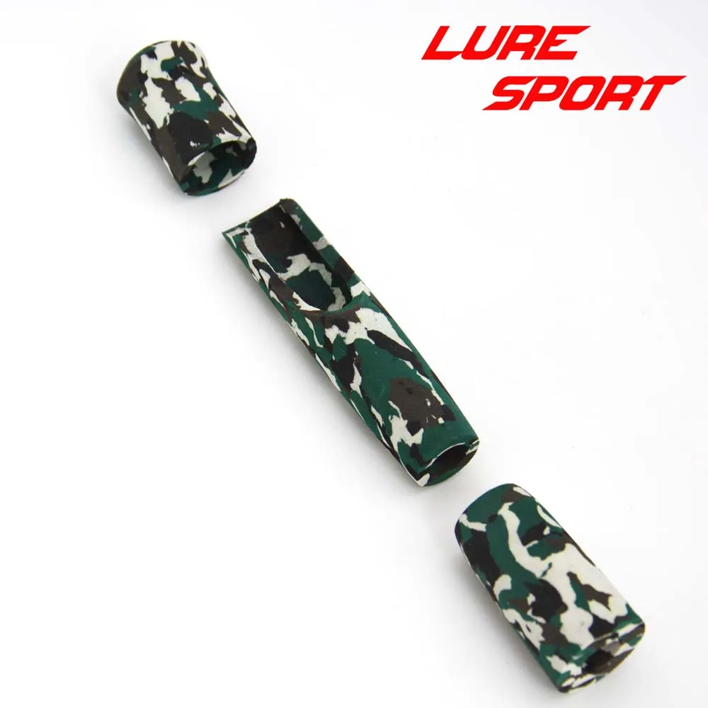 

LureSport 3pcs/set hard Green 4 colors camouflage EVA Grip for FUJI VSS Reel Seat Rod Building Component Repair DIY Accessory