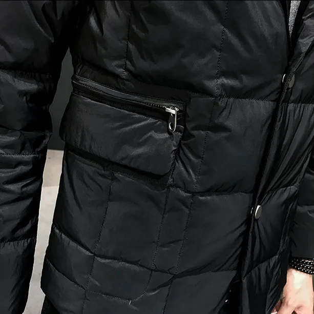 Мужские пуховики De Pluma Hombre, осенне-зимняя куртка, мужской модный пуховик, мужские облегающие куртки и пальто, мужские зимние парки