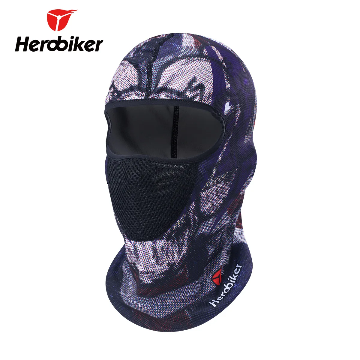 HEROBIKER мотоциклетная маска Балаклава мото маска военный тактический шлем Шапка Лыжная велосипедная мотоциклетная маска лицевая маска