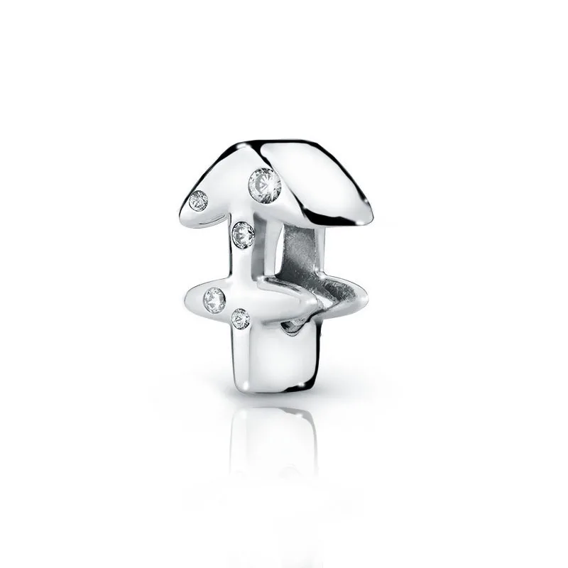 Winter New 925 Sterling Silver Beads Sparkling Zodiac Charms fit Original Pandora Bracelet Women DIY Jewelry
