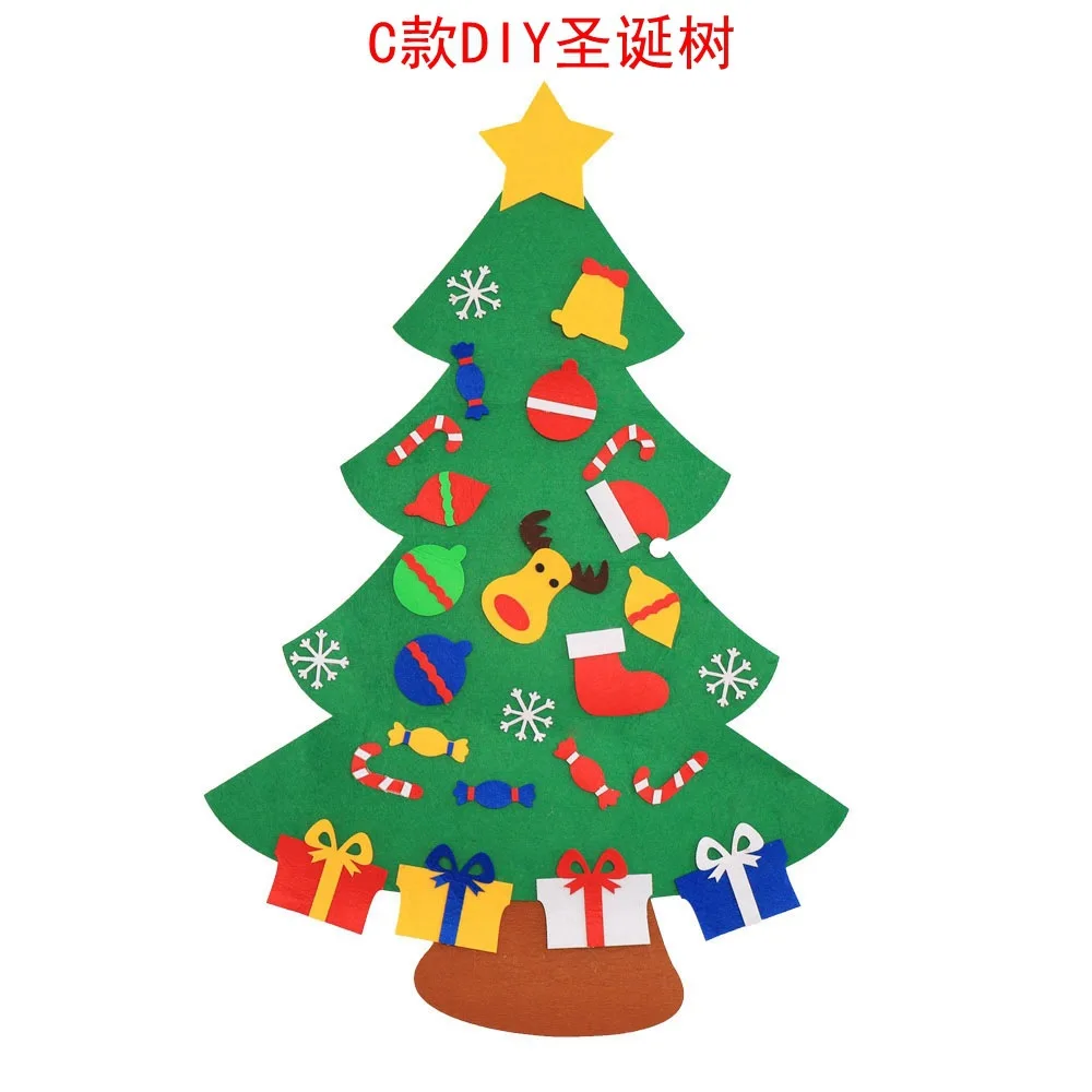 Christmas Decorations Children Handmade Educational DIY Stereo Christmas Tree Christmas Children Gift Pendant